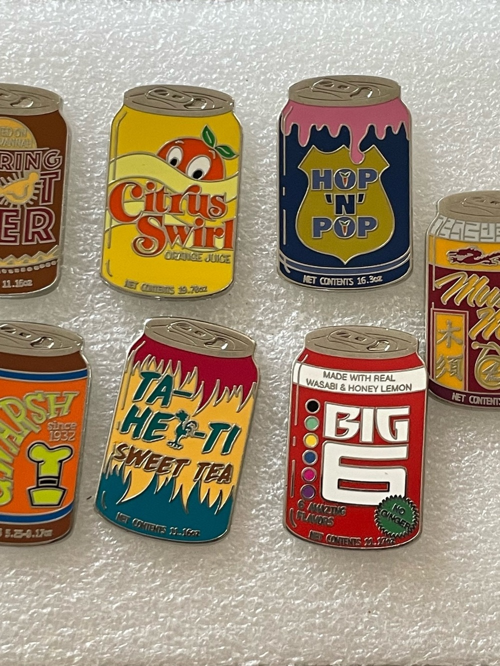 2019 Disney Delicious Drinks Mystery Collection Pins Bundle Of  7